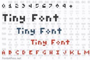 Tiny Font Generator