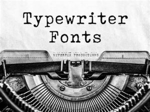 Typewriter Font Generator